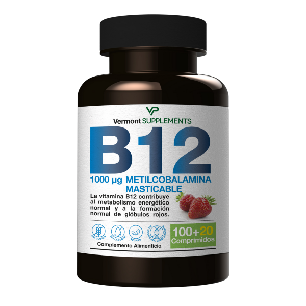 vermont vitamina b12 metilcobalamina sublingual 120 comprimate energie