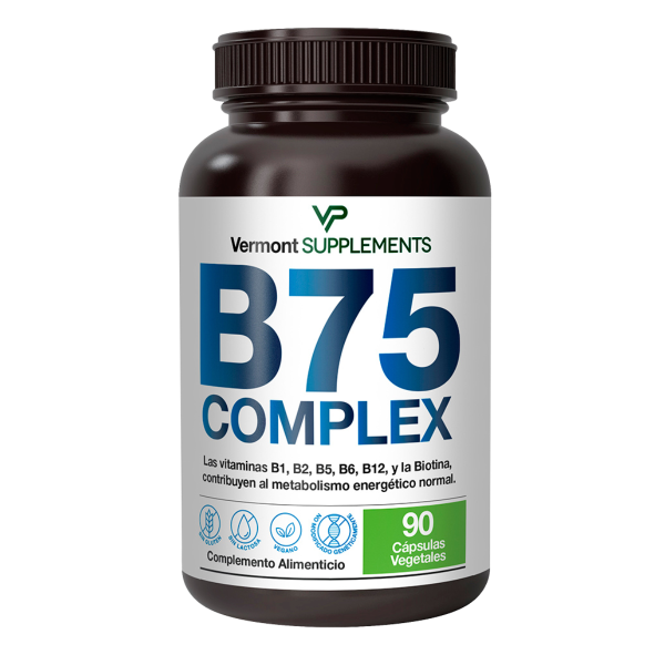 vermont b75 complex 90 capsule complex vitamine b energie sistem nervos