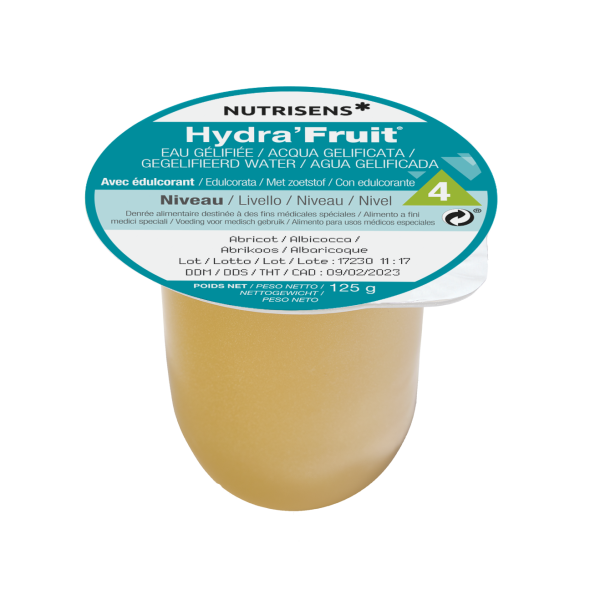 hydrafruit caise 125g apa gelifiata disfagie hidratare