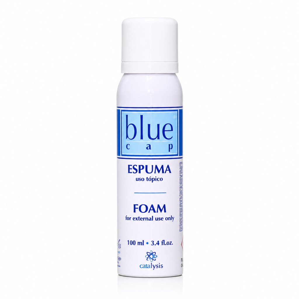 blue cap spuma dermato cosmetice