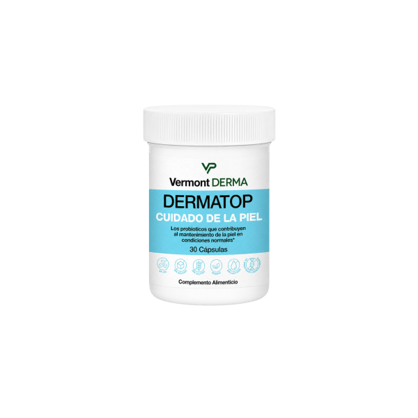DERMATOP 30 capsule supliment probiotice pentru piele